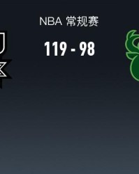 v体育-NBA战报：马刺119-98大胜雄鹿，文班亚马22+10+1